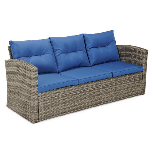 Latitude Run Bentyn 6 Piece Rattan Sofa Seating Group With Cushions